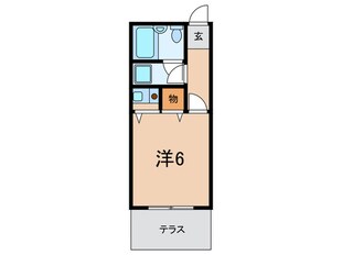 サンハイム花六甲の物件間取画像